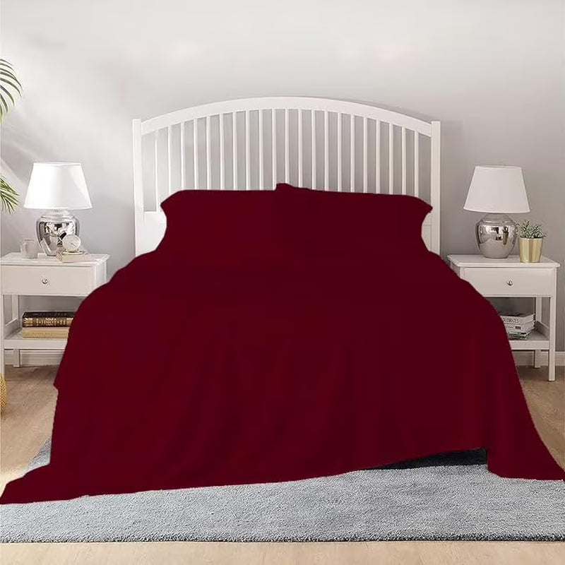 800 Thread Count 100% Egyptian Cotton Sheet Set, 4 Pc Set, Sateen Weave,Soft Luxury Bedding, Fits Upto 15" Inch Deep Pocket (White Stripe, Twin-Xl Size)